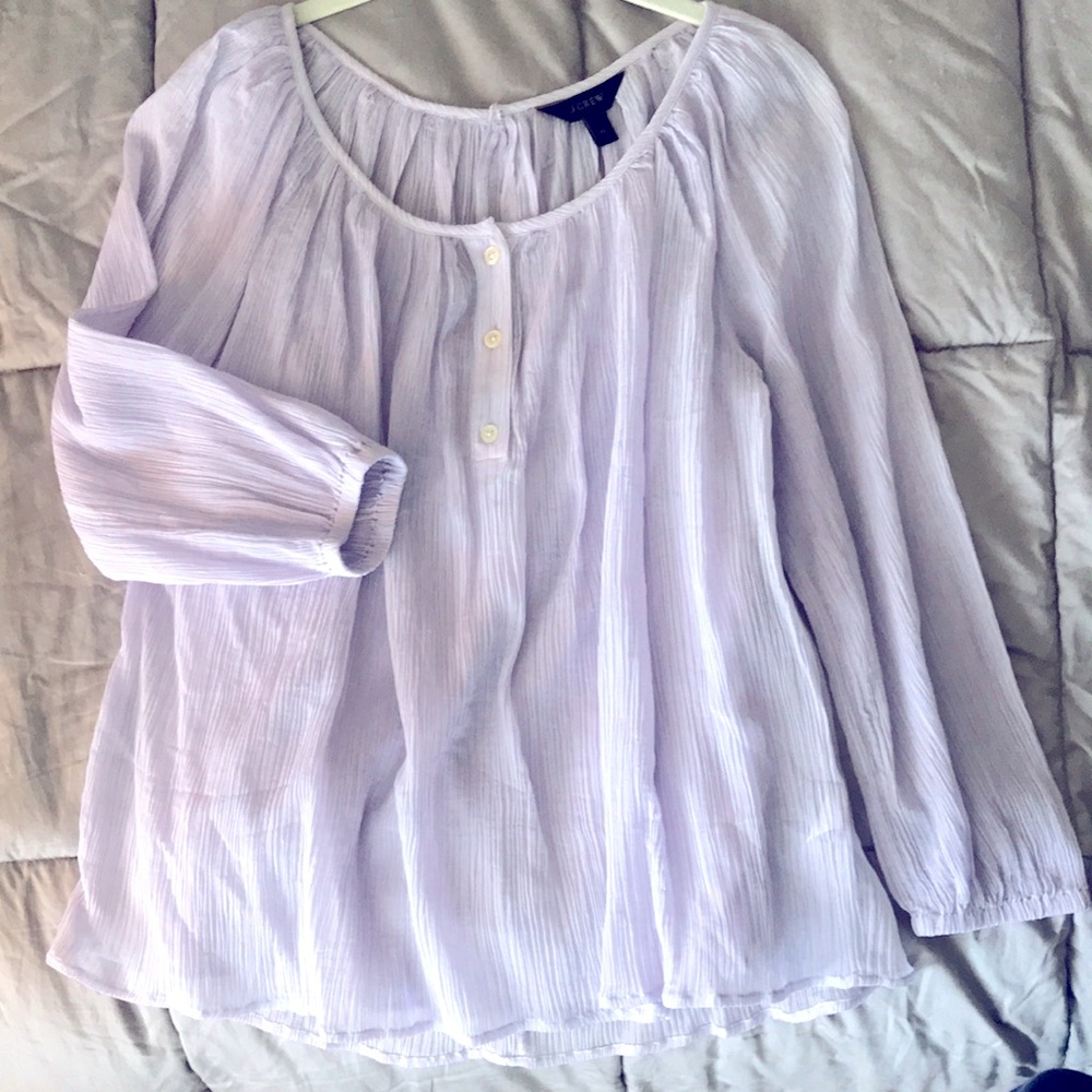 JCrew Point Sur blouse